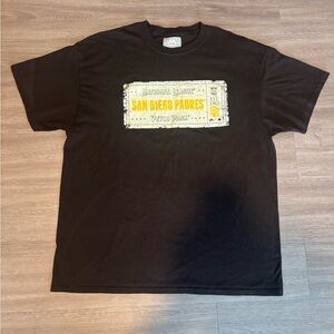 Majestic Brown San Diego Padres Tee